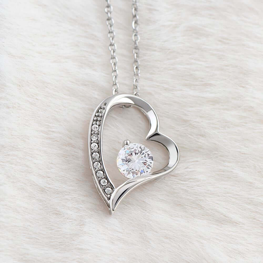 The "Always My Little Girl" Heart Necklace