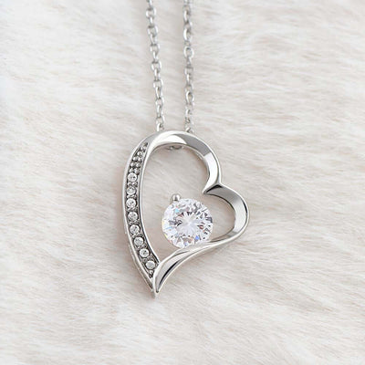 The "Always My Little Girl" Heart Necklace