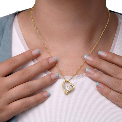 The "Always My Little Girl" Heart Necklace